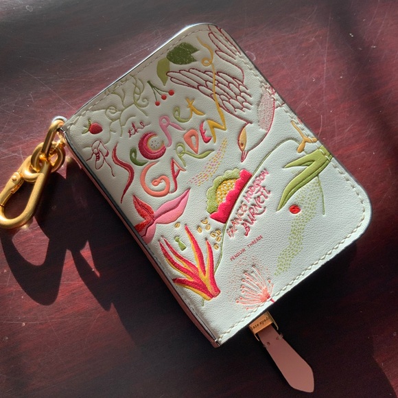 ♠️kate spade♠️ NWOT Secret Garden Coin/Card Keychain - Picture 8 of 14